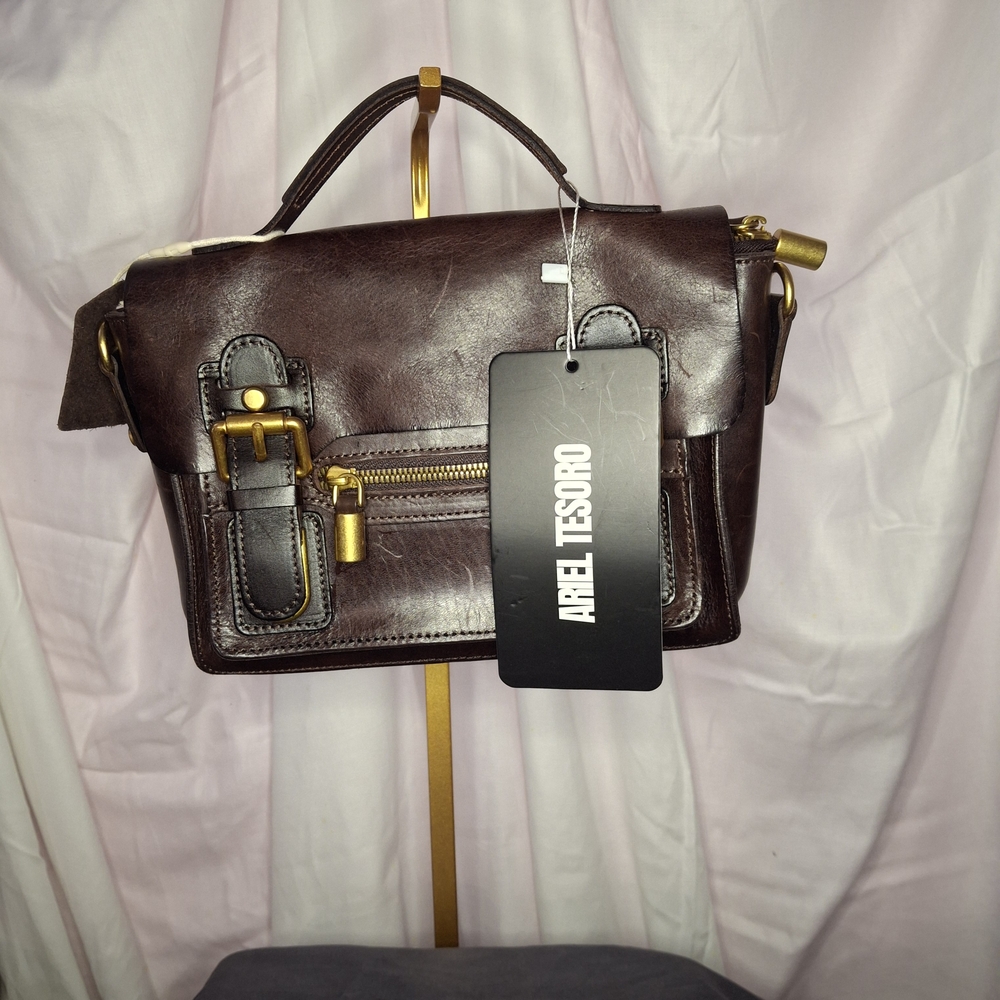 Brown Leather Women's Satchel